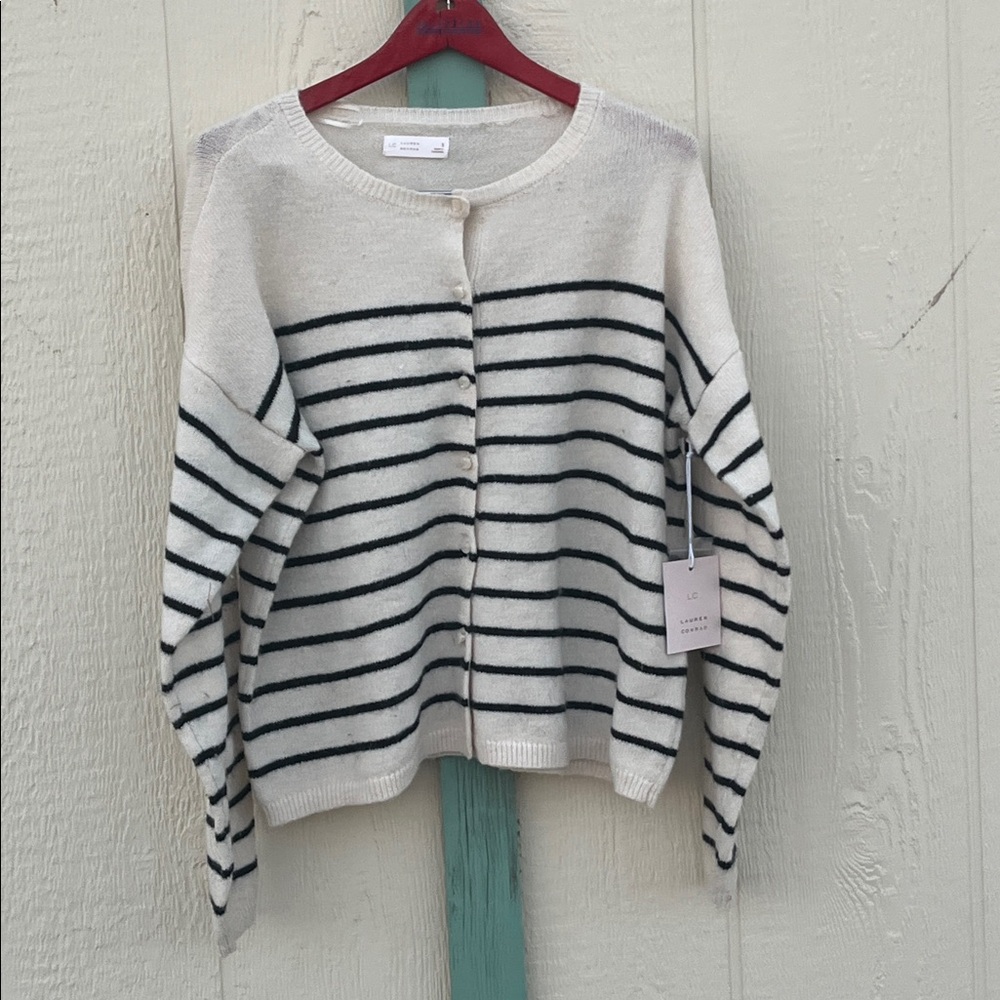 NEW LC Lauren Conrad Striped Cardigan